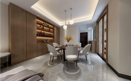 西安裝修曲江亮麗花園112平米裝修設計方案效果圖參考