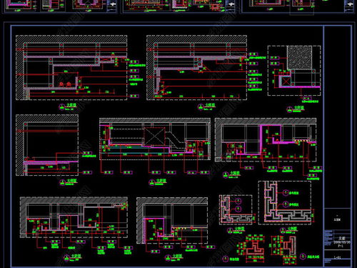 精品豪華家裝裝修設計施工圖含效果圖平面圖下載