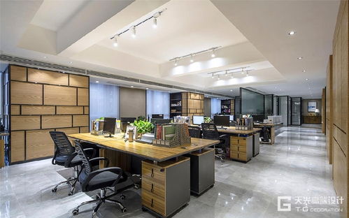 220㎡現代簡約辦公空間裝修案例 效果圖 土巴兔裝修網