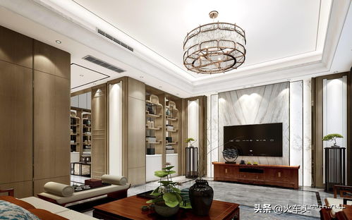 新中式別墅室內裝修設計cad施工圖紙 3d模型 效果圖儒雅禪意